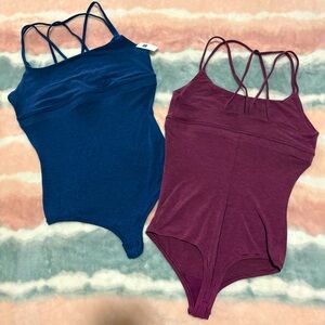 Blue and Purple Gap Body bodysuits